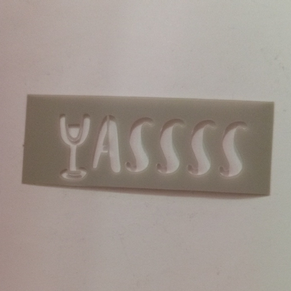 YASSSS Home Design Sticker - Gray